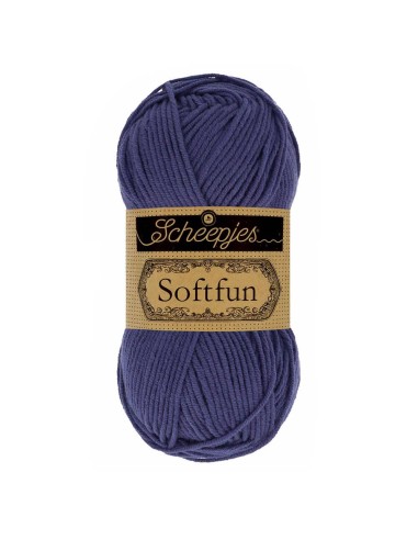Scheepjes Softfun No. 2463 Purple - Crochet, Knitting yarn