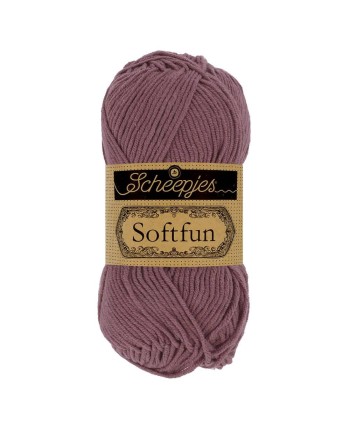 Scheepjes Softfun No. 2624 Mauve - Crochet, Knitting yarn