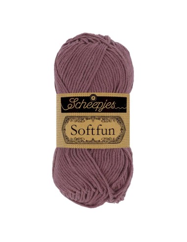 Scheepjes Softfun No. 2624 Mauve - Crochet, Knitting yarn