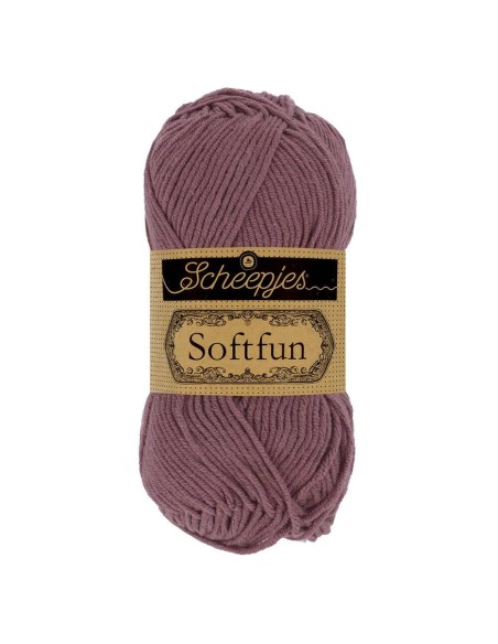 Scheepjes Softfun Nr. 2624 Mauve -  nėrimo, mezgimo siūlai