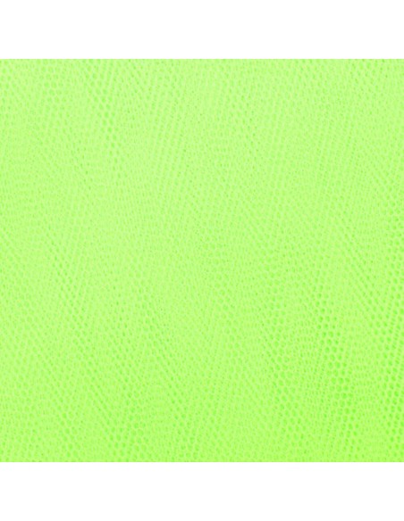 Kietas tiulis -  145/150 cm -  Fluorescent Green (salotinis)
