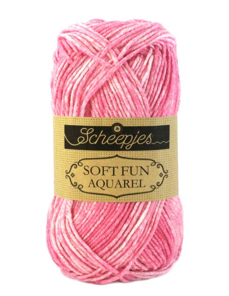 Scheepjes Softfun Aquarel No. 	803 Floralscape - Crochet, Knitting yarn