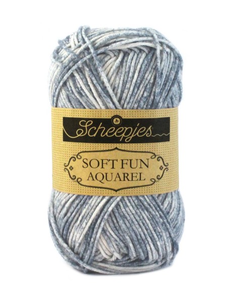 Scheepjes Softfun Aquarel No. 802 Riverscape - Crochet, Knitting yarn