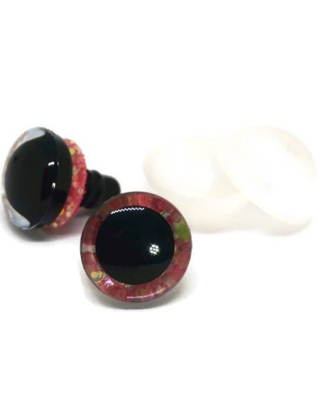 Transparent 3D Eyes for DIY Toys, Teddy Bears, Puppet Doll Making