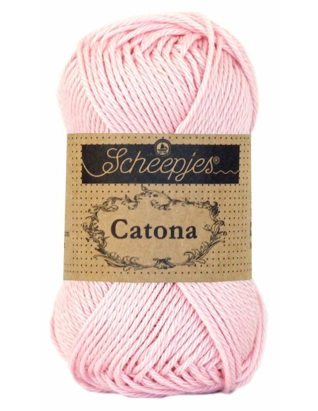 Scheepjes Catona No. 238 Powder Pink - Mercerised Cotton Crochet, Knitting yarn