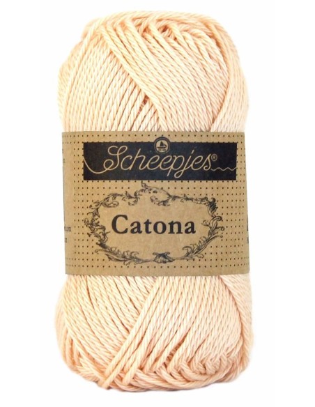 Scheepjes Catona Nr. 255 Shell - medvilniniai nėrimo-mezgimo siūlai