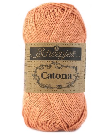 Scheepjes Catona No. 524 Apricot - Mercerised Cotton...