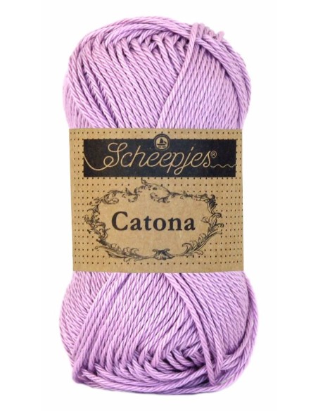 Scheepjes Catona No. 226 Light Orchid - Mercerised Cotton Crochet, Knitting yarn