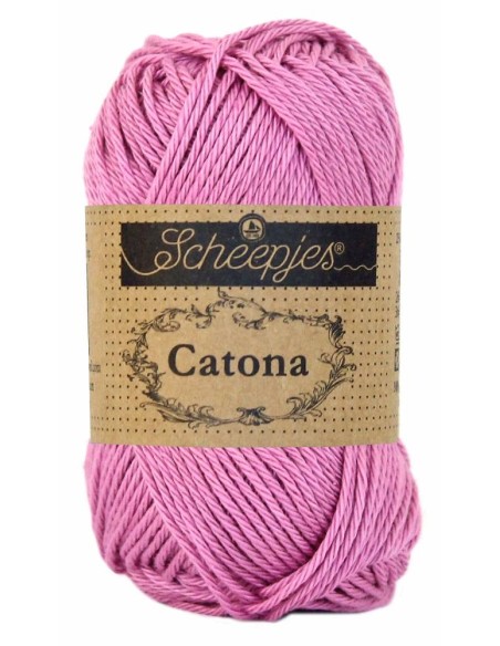 Scheepjes Catona Nr. 398 Colonial Rose   - medvilniniai nėrimo-mezgimo siūlai