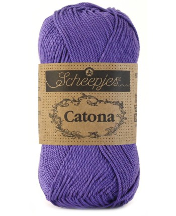 Scheepjes Catona No. 508 Deep Amethyst   - Mercerised...