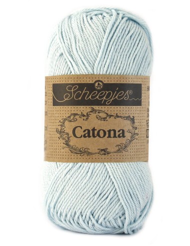 Scheepjes Catona No. 509 Baby Blue - Mercerised Cotton Crochet, Knitting yarn