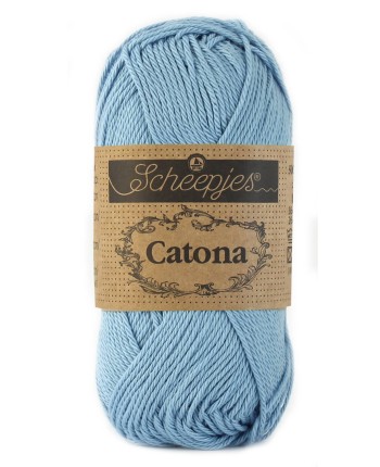 Scheepjes Catona No. 510 Sky Blue - Mercerised Cotton...