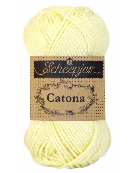 Scheepjes Catona No. 101 Candle Light - Mercerised Cotton Crochet, Knitting yarn