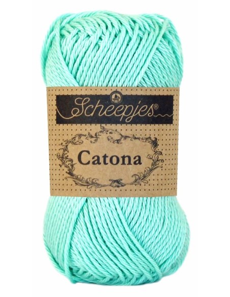 Scheepjes Catona Nr. 385 Crystalline  - medvilniniai nėrimo-mezgimo siūlai