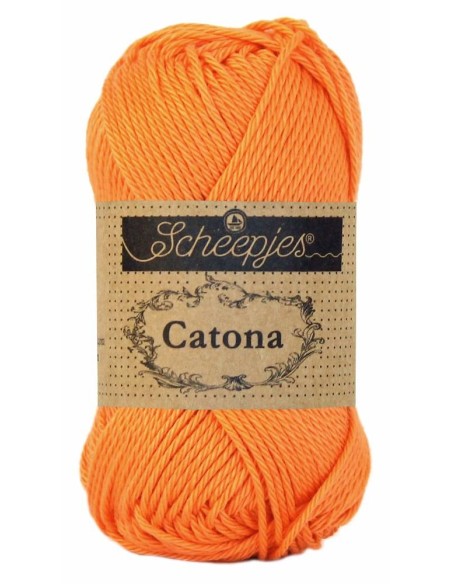 Scheepjes Catona No. 386 Peach - Mercerised Cotton Crochet, Knitting yarn