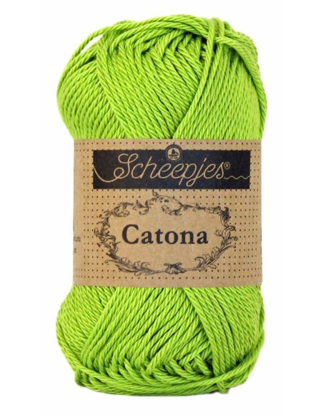 Scheepjes Catona Nr. 205 Kiwi - medvilniniai nėrimo-mezgimo siūlai