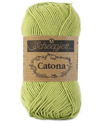 Scheepjes Catona No. 512 Lime - Mercerised Cotton...