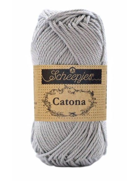 Scheepjes Catona Nr. 074 Mercury - medvilniniai nėrimo-mezgimo siūlai