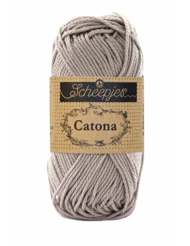Scheepjes Catona No. 406 Soft Beige - Mercerised Cotton Crochet, Knitting yarn