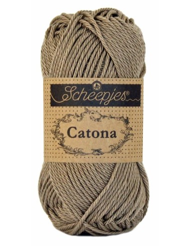 Scheepjes Catona No. 254 Moon Rock - Mercerised Cotton Crochet, Knitting yarn