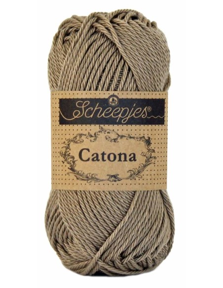 Scheepjes Catona No. 254 Moon Rock - Mercerised Cotton Crochet, Knitting yarn