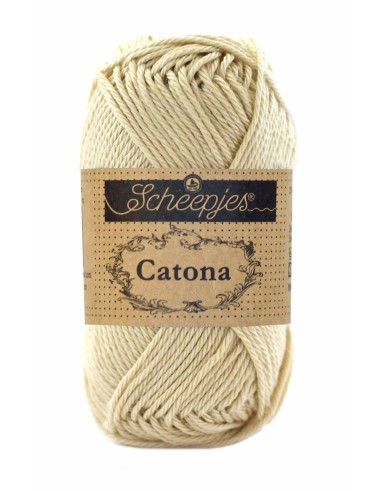 Scheepjes Catona No. 404 English Tea - Mercerised Cotton Crochet, Knitting yarn