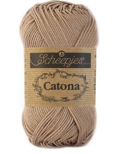 Scheepjes Catona No. 506 Caramel - Mercerised Cotton Crochet, Knitting yarn