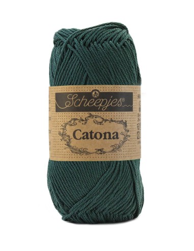 Scheepjes Catona No. 525 Fir - Mercerised Cotton Crochet, Knitting yarn