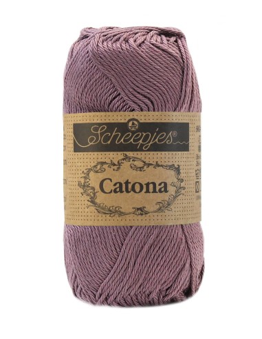 Scheepjes Catona No. 526 Ashes - Mercerised Cotton Crochet, Knitting yarn