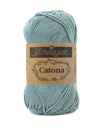 Scheepjes Catona No. 528 Silver Blue - Mercerised Cotton...