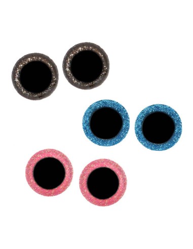 Glitter safety Animal Eyes for DIY Toys - 60...
