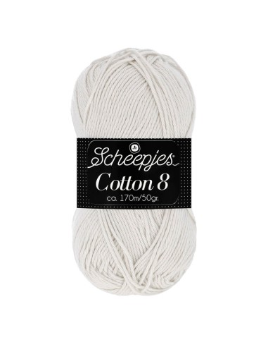 Scheepjes Cotton 8 Nr. 700 -  nėrimo, mezgimo siūlai