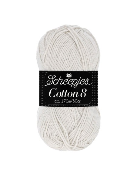 Scheepjes Cotton 8 No. 700 - Crochet, Knitting yarn