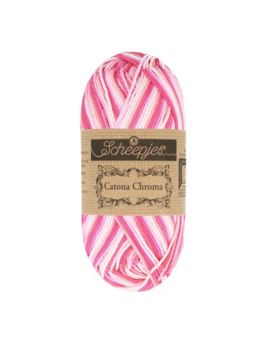 Scheepjes Catona Chroma Nr. 012 Peony - Crochet, Knitting yarn