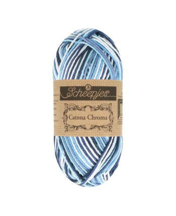 Scheepjes Catona Chroma Nr. 014 Surf - Crochet, Knitting...