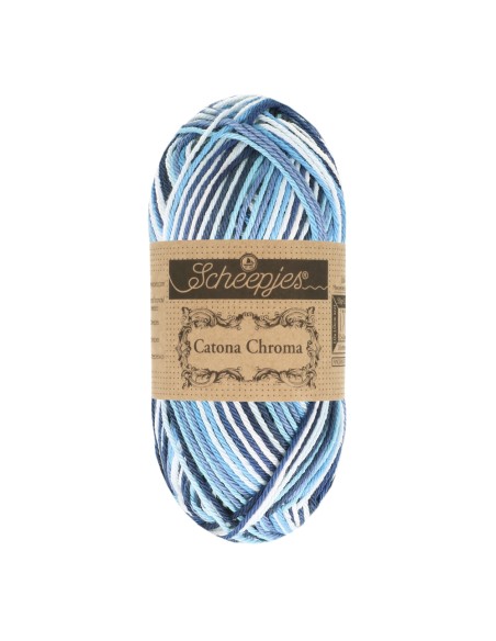 Scheepjes Catona Chroma Nr. 014 Surf - Crochet, Knitting yarn