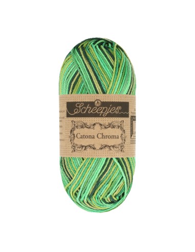 Scheepjes Catona Chroma Nr. 015 Grassland - Crochet, Knitting yarn