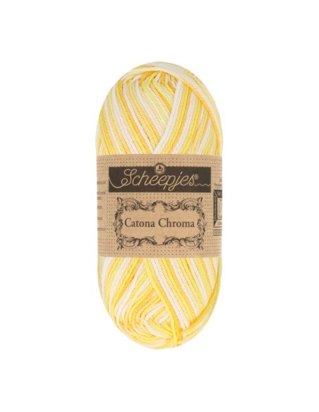 Scheepjes Catona Chroma Nr. 018 Buttercup - Crochet, Knitting yarn