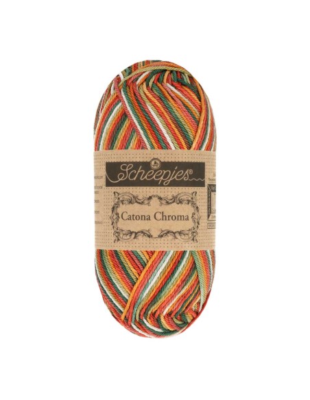 Scheepjes Catona Chroma Nr. 027 Autumn - Crochet, Knitting yarn