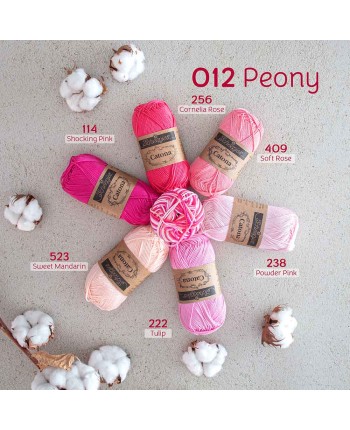 Scheepjes Catona Chroma Nr. 012 Peony - Crochet, Knitting... 2