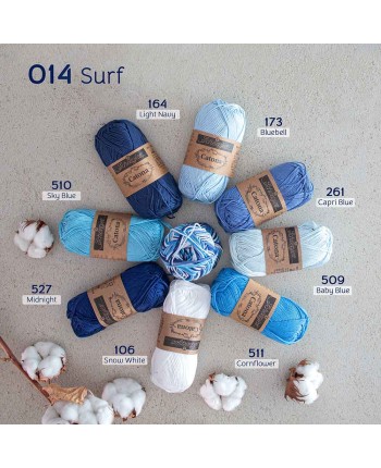 Scheepjes Catona Chroma Nr. 014 Surf - Crochet, Knitting... 2