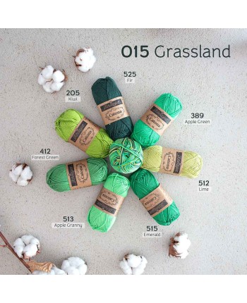 Scheepjes Catona Chroma Nr. 015 Grassland - Crochet,... 2