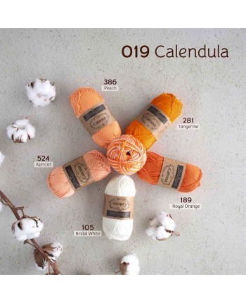 Scheepjes Catona Chroma Nr. 019 Calendula - Crochet,... 2