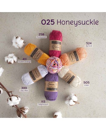 Scheepjes Catona Chroma Nr. 025 Honeysuckle - Crochet,... 2