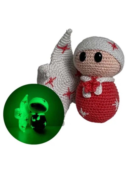 Scheepjes Glow Up - Luminescent White Yarn - Crochet, Knitting yarn