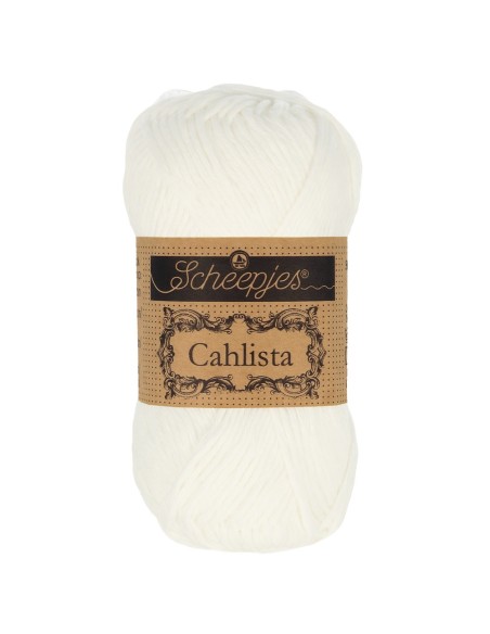 Scheepjes Cahlista Nr. 106 Snow White - nėrimo-mezgimo siūlai