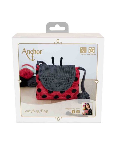 Anchor Crochet Bag Ladybug DIY kit