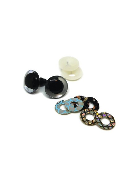 Transparent 3D Eyes for DIY Toys, Teddy Bears, Puppet Doll Making