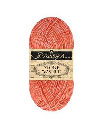 Scheepjes Stone Washed Nr. 843 Realgar Red  - Crochet,...