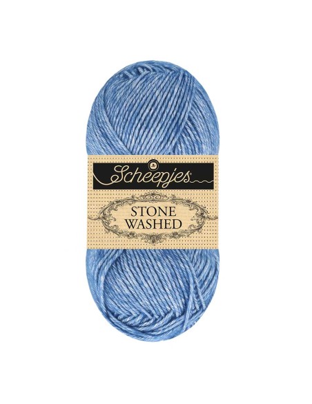 Scheepjes Stone Washed Nr. 846 Lazurite - nėrimo, mezgimo siūlai